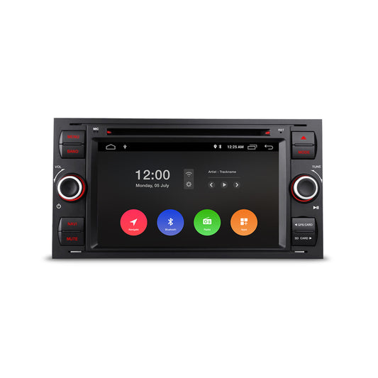 Navigation til Ford 7 "| CarPlay | Android Auto | DAB+ | Bluetooth