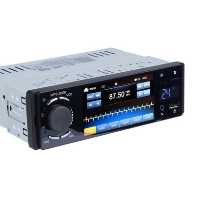 Universal 1 DIN bilstereo med 4 " skærm / Bluetooth / FM | AU / kamera