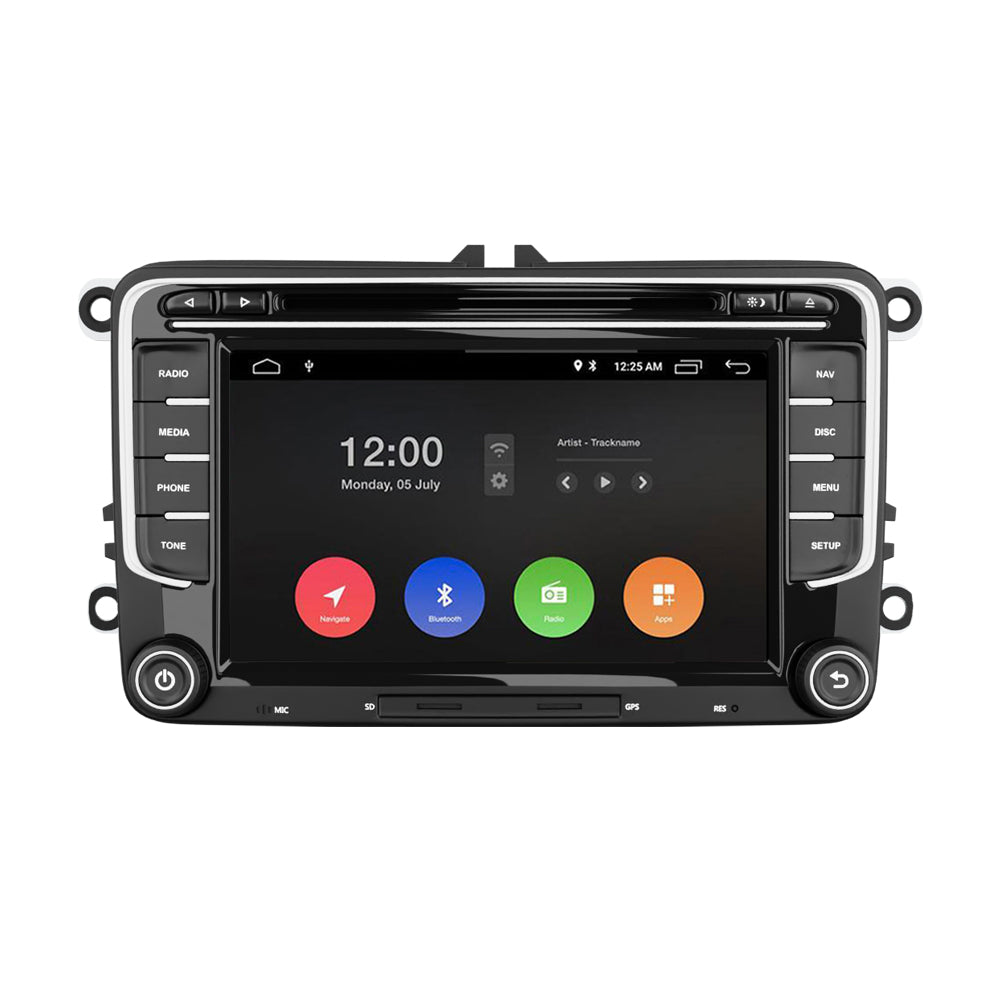 Navigation til VW Seat & Skoda 7" | Carplay | Android | WIFI | DAB+ | 128GB