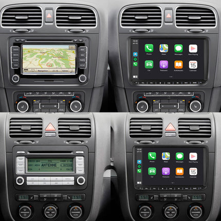 Navigation til VW Seat & Skoda 9" | Carplay Wireless | Android Auto | DAB+ | Android | 32GB